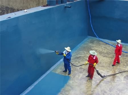 游泳池，污水池聚脲噴涂
